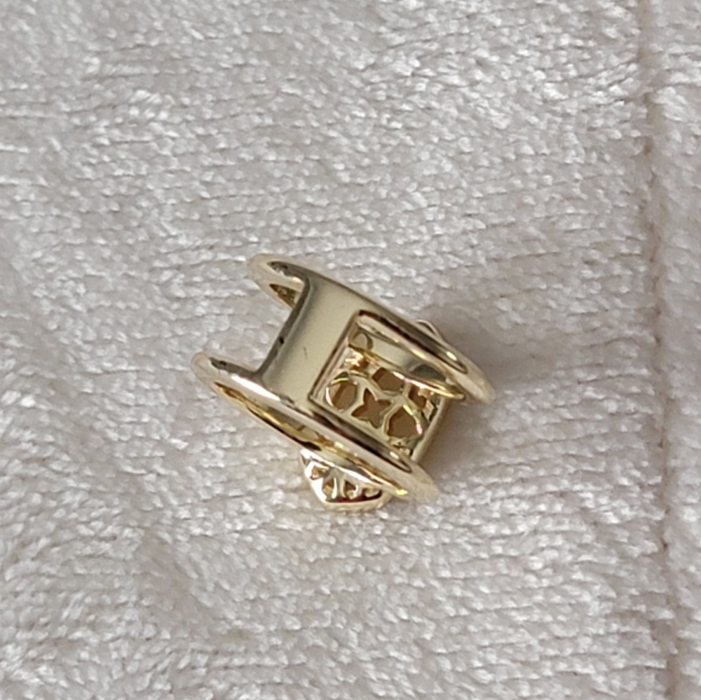 EUC! KS Elyse Gold Drusy Ring - Picture 4 of 7